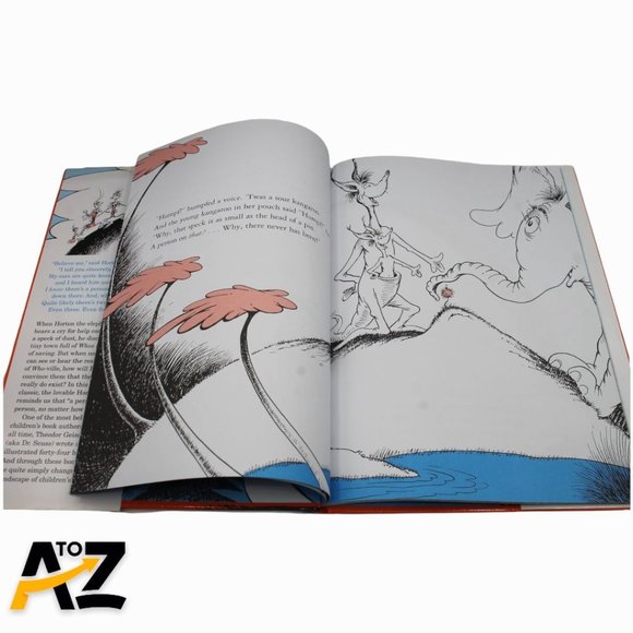 DR. SEUSS HORTON HEARS A WHO HARDCOVER BOOK W/ DUST JACKET - Picture 10 of 13